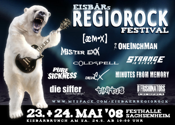 Eisbärs Regio Rock 2008 (Flyer)